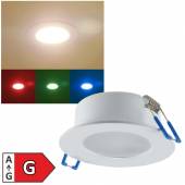 Erweiterungsleuchte RGB-Warmweiß Led Deckeneinbauleuchte IP44 300lm 230V 5W Innen & Außen