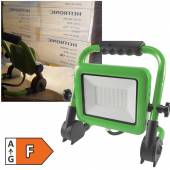    30/50/100 Watt LED Außen-Baustrahler mit Ständer 230V Baustellen-Fluter Bau-Lampe
