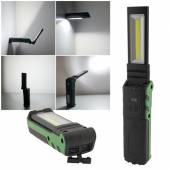 AKKU Stableuchte klappbar FlapLed 500 400lm COB Led Magnethalter KFZ Werkstattlampe Arbeitsleuchte