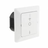 MILOS WiFi Funk Rollladen/Jalousien-Steuerung weiß matt App Android & IOS, Google & Alexa tauglich