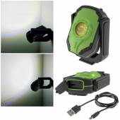 leistungsstarke AKKU Leuchte CalCOB500 1000lm COB Led Magnethalter KFZ Werkstattlampe Arbeitsleuchte