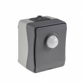 NUQUI Bewegungsmelder Aufputz Led geeignet 250V 2-500W IP54 PIR Sensor Feuchtraum 