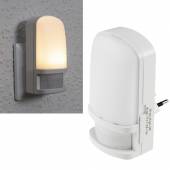 Sensor Led Nachtlicht warmwei&szlig; 230V 0,5W mit Bewegungsmelder D&auml;mmerungssensor