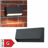  Led Außen Wandleuchte KWL-158 anthrazit 200lm 230V 3W IP65 Aufbau Wandlampe Fassadenstrahler