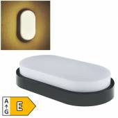 Led Wandleuchte PALAU anthrazit 230Volt 10W 966lm warmweiß IP54 für Innen & Außen