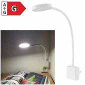 Led Steckdosen-Leuchte CT-SEL mit Schwanenhals 36cm 230V 4W 300lm touch Lese Stecker-Lampe