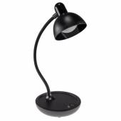 kabellos Led Schreibtisch-Leuchte schwarz dimmbar mit TOUCH Schalter batterie Schreibtischlampe