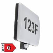   Led Wandleuchte PADAR mit Bewegungsmelder 230V 20W IP65 Außen, Hausnummernleuchte