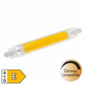 Slim LED Leuchtmittel R7s 118mm RS118 COB 8DIM warmwei&szlig; 887lm DIMMBAR 230V 8W