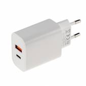 USB Netzteil Ladeger&auml;t 20W mit USB A & C Buchse