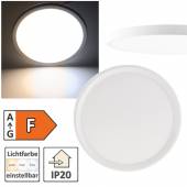  Led Deckenleuchte Wandleuchte Santano-CCT rund � 230/300/400x25mm 230V IP20 f&uuml;r Innen