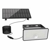 LED Solar Wandleuchte mit Bewegungsmelder & externem Solarpanel � 4,8 m Kabel, 500 lm, IP44