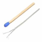    ca. 1000m Zwillingslitze / Litze TRANSPARENT 2x 0,04mm