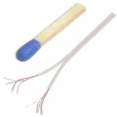 1000m Zwillingslitze 2x 0,04mm weiß-weiß