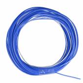  10m Zwillingslitze / Litze BLAU-WEIß 2x 0,04mm