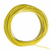 10m Zwillingslitze / Litze WEIß-GELB 2x 0,14mm²