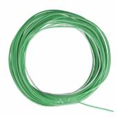   10m Zwillingslitze / Litze GRÜN-WEIß 2x 0,04mm