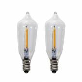  2er Set LED Lampe E10 Filament BIG Ersatz Gl&uuml;hbrine Gl&uuml;hlampe / Lichterbogen Schwibbogen