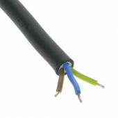 1 Meter Erd-Kabel NYY-J 3x 1,5mm� Meterware