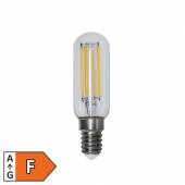 Led Leuchtmittel FILAMENT E14 T25 25x86mm warmweiß 470lm 230V 4,2W Röhren-Form zB für Bilderleuchte