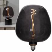 LED Deko Leuchtmittel E27 APPLE SMOKE 40lm 245x190mm(Lx�) filament Dekolicht XXL Gl&uuml;hbirne