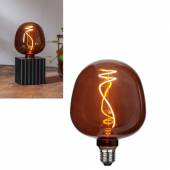 LED Deko Leuchtmittel E27 APPLE COGNAC 45lm 170x125mm(Lx�) filament Dekolicht XL Gl&uuml;hbirne