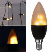 LED Flame-Lamp E14 universal 230V 1,2W Feuer-Lampe Flammen Effekt flackernd Flamme Fackel