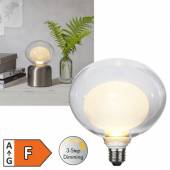 LED Deko Leuchtmittel E27 SPACE XL 162x150mm(Lx�) Oval Dekolicht Gl&uuml;hbirne Retro 3-Step dimmbar