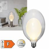 LED Deko Leuchtmittel E27 SPACE XXL 197x120mm(Lx�) Long Dekolicht Gl&uuml;hbirne Retro 3Step dimmbar
