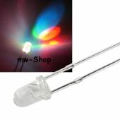 3mm Led mit automatischem Farbwechsel blau rot gr&uuml;n
