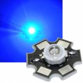 1x HighPower Led 3 Watt BLAU auf STAR Platine 700mA