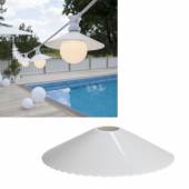 5 Stück Lampenschirm weiß für SYSTEM PARTYLIGHT Glühbirnen Lichterkette