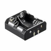 Batteriehalter 2x C / UM2 / Typ Babyzelle mit L&ouml;tfahnen