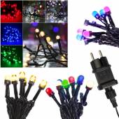 in & outdoor LED Party-Lichterkette Cherry 40/80/120 Leds 230V mit Strom-Stecker Innen Außen