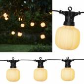 PREMIUM Party LED Lichterkette CIRCUS opal matt 230V-Netzteil schwarzes Kabel