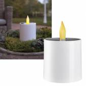  Solar LED Kerze SAUL 11x7cm mit Tag/Nacht-Sensor für Außen