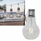 LED Solar Hängeleuchte Glühbirne FILLE mit Filament-LEDs