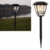 Solar Standleuchte FELIX 45x14cm mit Filament-LED 10lm schwarz