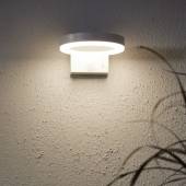 Lichtstarke Solar Wandleuchte VIDI 16x7cm mit Bewegungsmelder 500lm