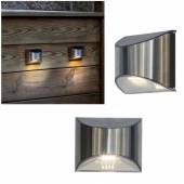 2er Set Solar Led Wandleuchte WALLY-MINI warmwei&szlig; 10 x 8 cm
