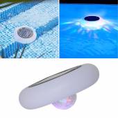  LED Solar Schwimmlicht RGB+Warmweiß ∅19cm für Pool & Teich Farbwechsel Poollicht Poollampe