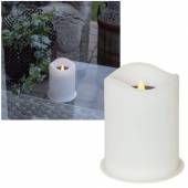  Solar Led Kerze SAUL II 10x7,5cm mit Tag/Nacht-Sensor für Außen