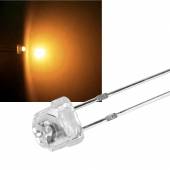 4,8mm Led gelb 600mcd 120� ~580nm 1,9-2,2V 20mA