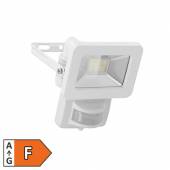 slim LED Fluter wei&szlig; 10W mit Bewegungsmelder abschaltbar 230V 850lm neutralwei&szlig;