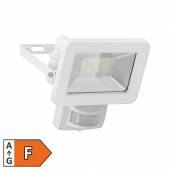 slim LED Fluter wei&szlig; 20W mit Bewegungsmelder abschaltbar 230V 1700lm neutralwei&szlig;