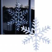 LED Acryl Schneeflocke Antarctica � 40cm Kaltwei&szlig; beleuchtet f&uuml;r Innen & Aussen, Leuchtelement
