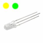10 St&uuml;ck DUO Leds 5mm GELB / GR&Uuml;N _ 3 Pin Led Bi Color