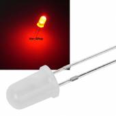 5mm Leds DIFFUS rot 1500mcd 60 620~625nm 2,1-2,4V 20mA