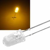 5mm Led klar amber 20 2,0-2,2V 20mA FLACKERND wie Kerze / Feuer flackernde Feuerstelle Flackerlicht