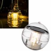   Solar Led Schwimmlicht warmweiß  11cm Unter-Wasser-Licht Garten-Teich-Lampe Deko-Beleuchtung Pool